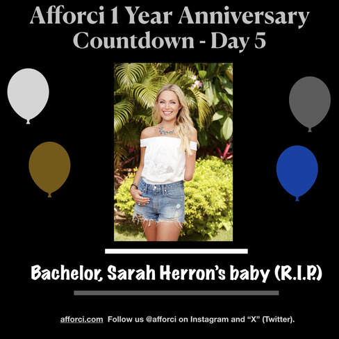 Sarah Herron, bachelor, afforci